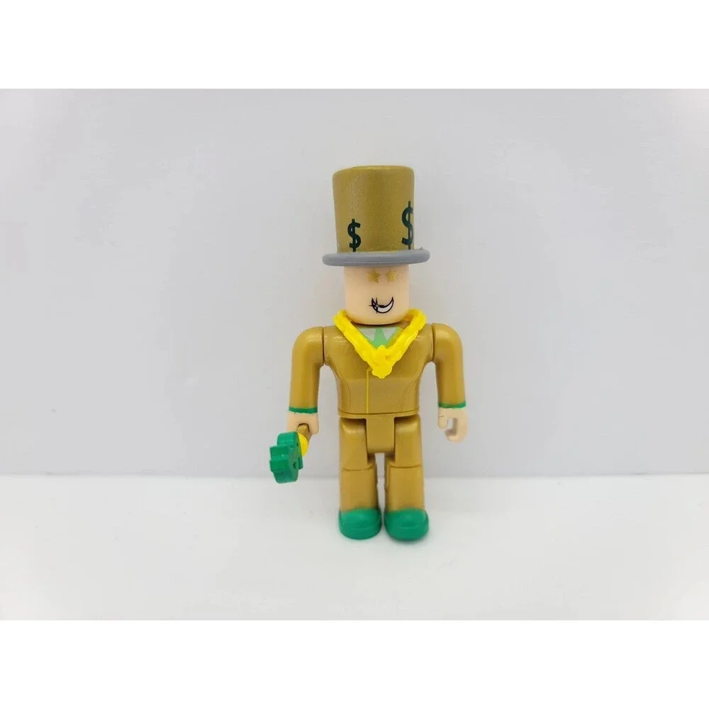ROBL0X MR. BLING BLING Series 1 Figure Gold Hat Necklace Staff Money (NO CODE)